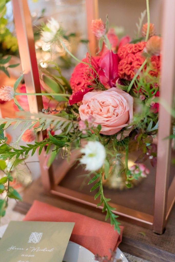 maroon and pink wedding centerpiece flowers, new jersey wedding ideas