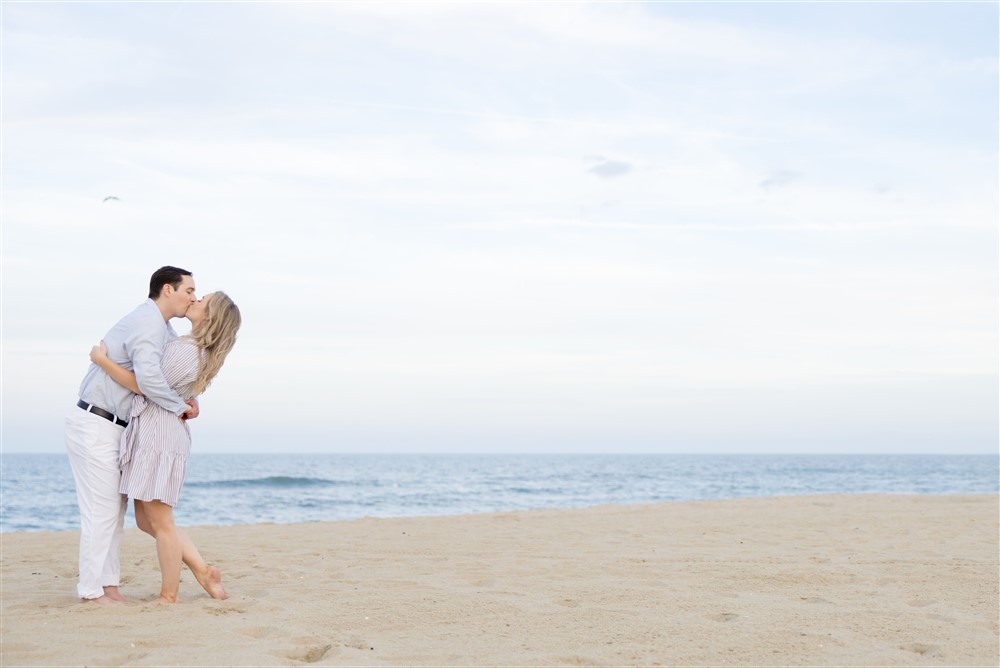 ASBURY PARK ENGAGED COUPLE AT BEACH