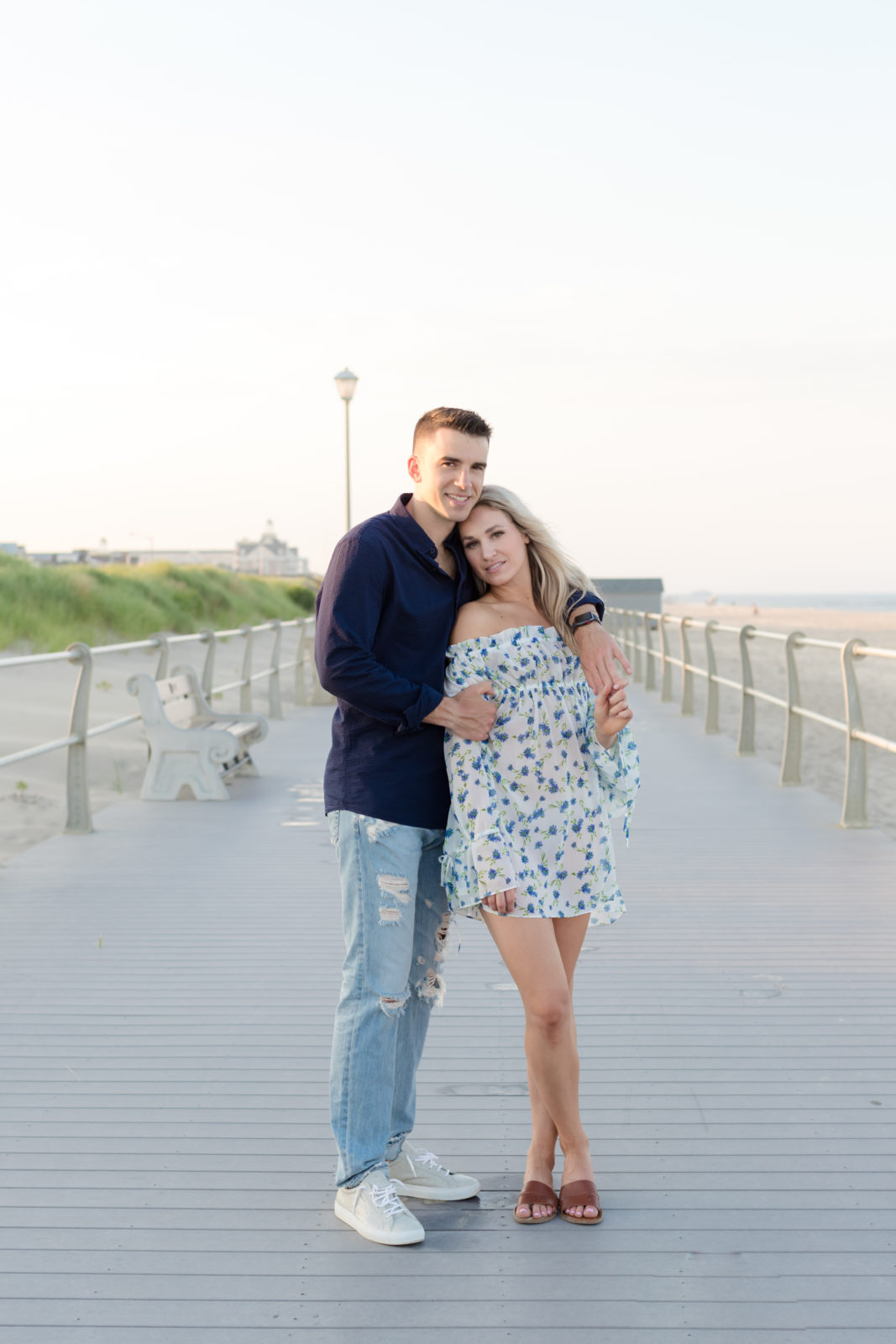 SPRING LAKE ENGAGEMENT COUPLE PHOTOS BY BOARDWALK