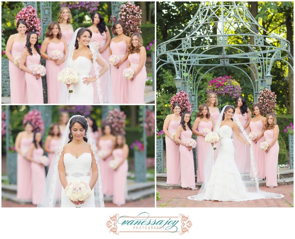 pink bridesmaid details