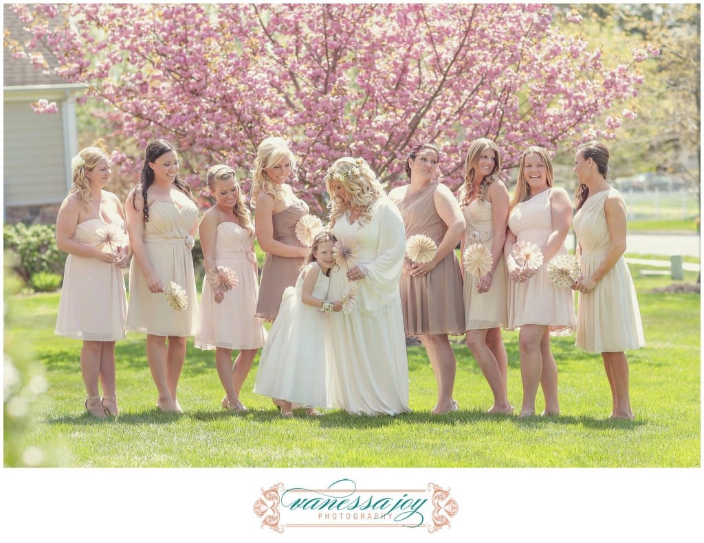 blush and nude wedding colors