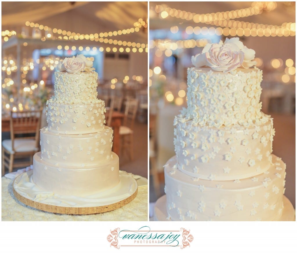 4 tiered wedding cake, hamilton farms