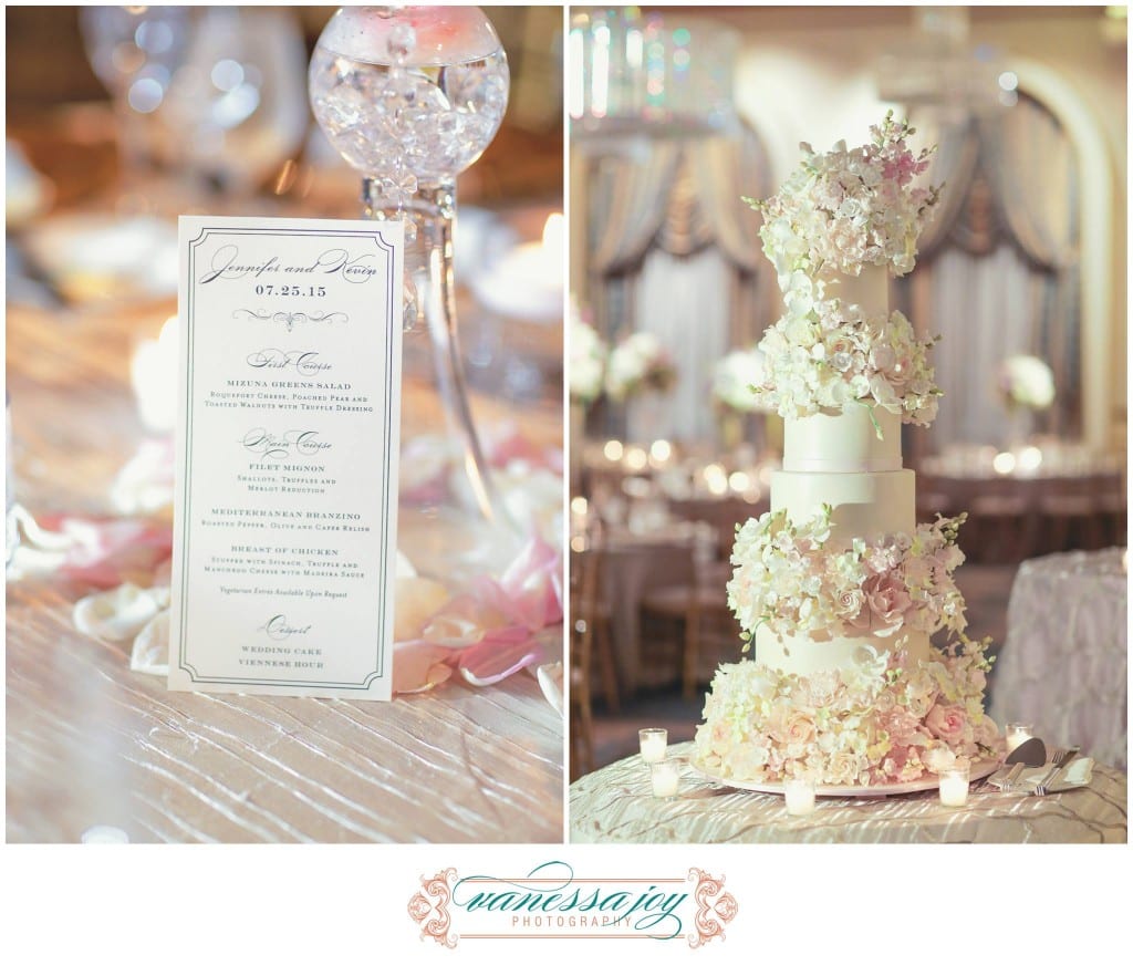 tiered wedding cake, the grove wedding photos