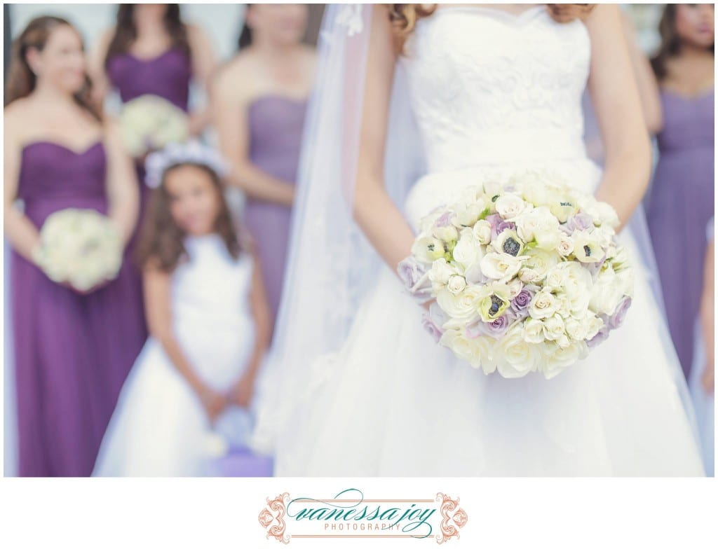 marquis florals, purple wedding