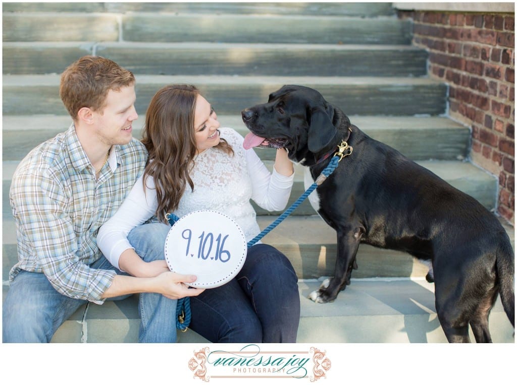 using props in engagement photos, luxury wedding photos, engagement photos in philadelphia