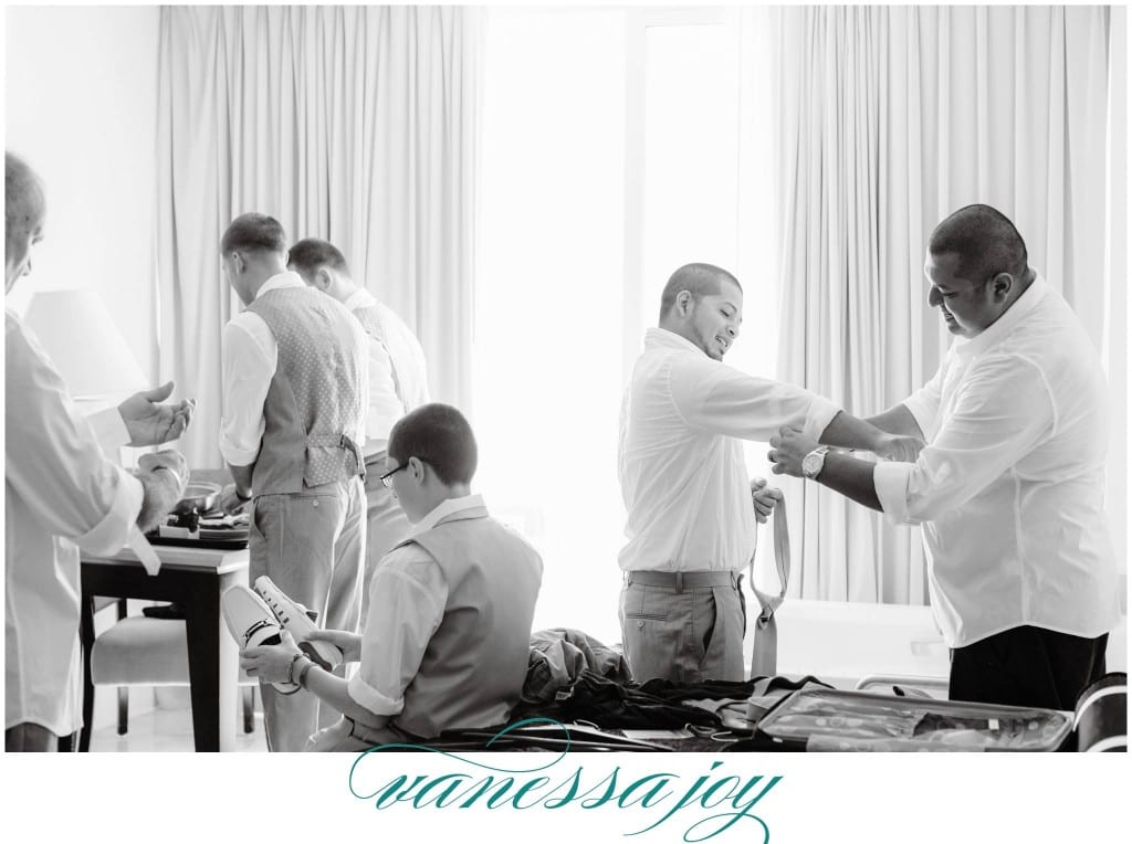 groomsmen getting ready photos