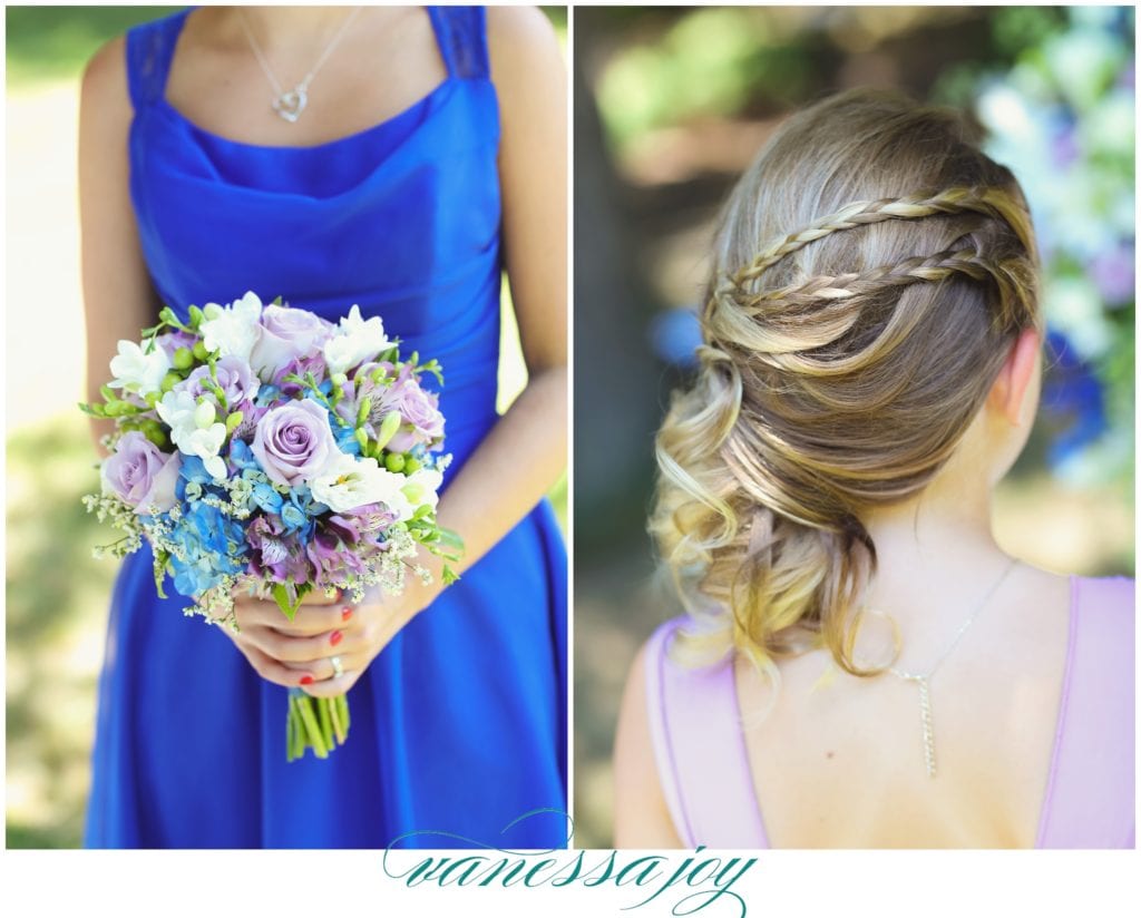 blue and purple wedding colors