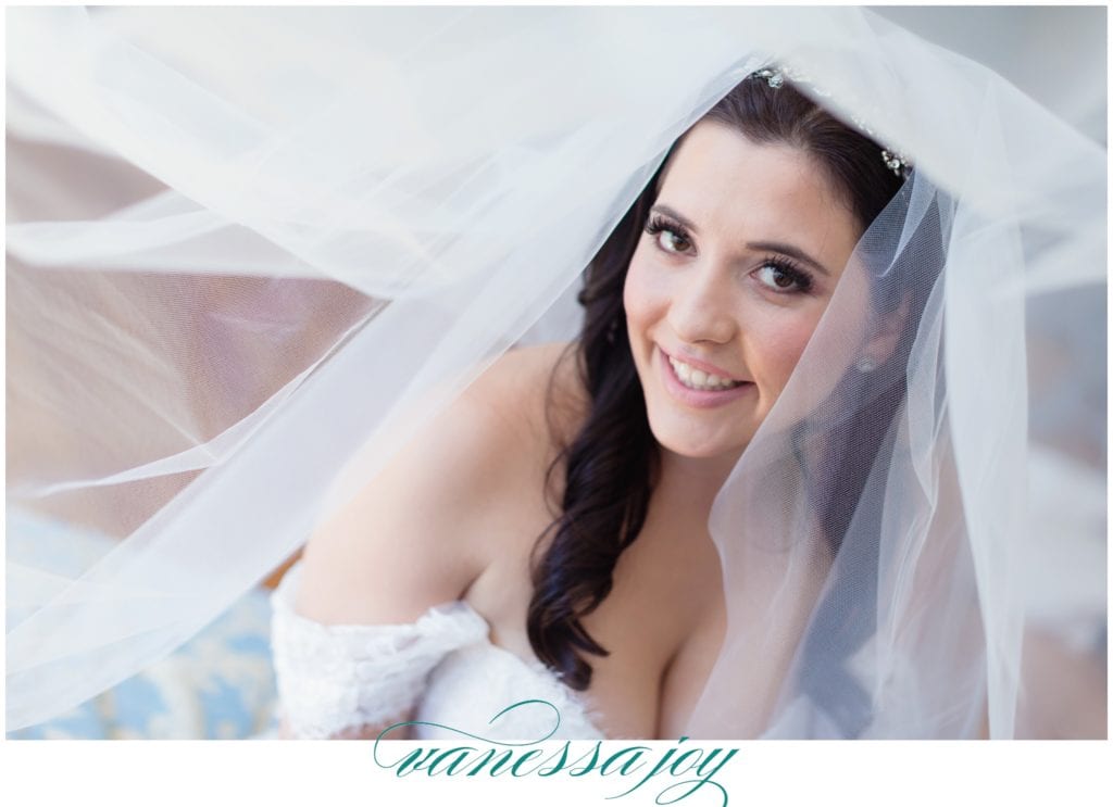 veil bridal portraits, luxury wedding photos