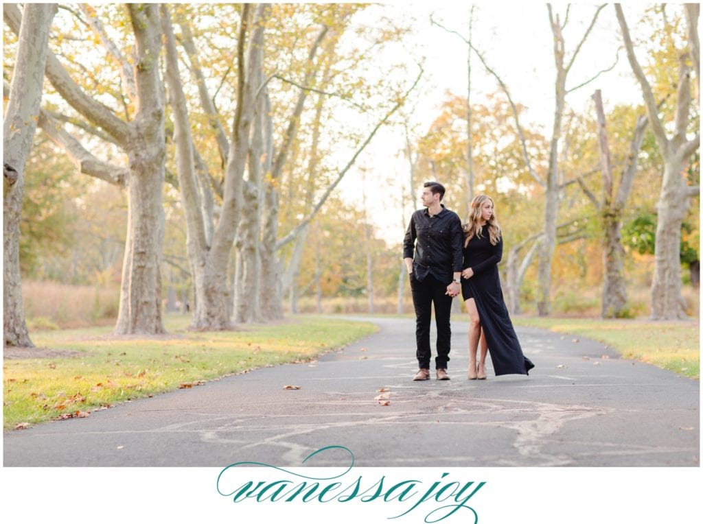 fall engagement photos in New Jersey