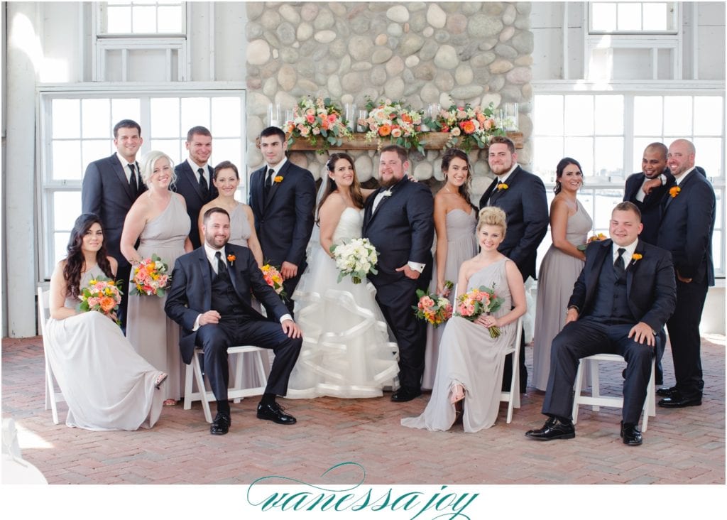 12 People Bridal Party Picture Ideas, Mallard Island Yacht Club Wedding