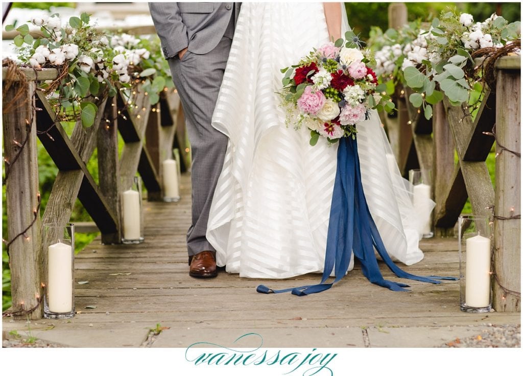 inn at millrace pond wedding photos, blue indigo wedding colors