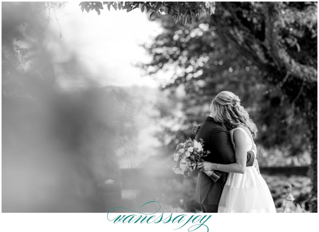 black and white moments, first look, nj wedding photographer, emotional wedding photos