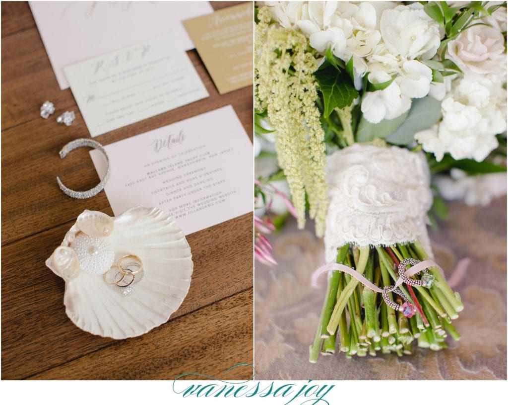 mallard island wedding, seashell photography details, 
