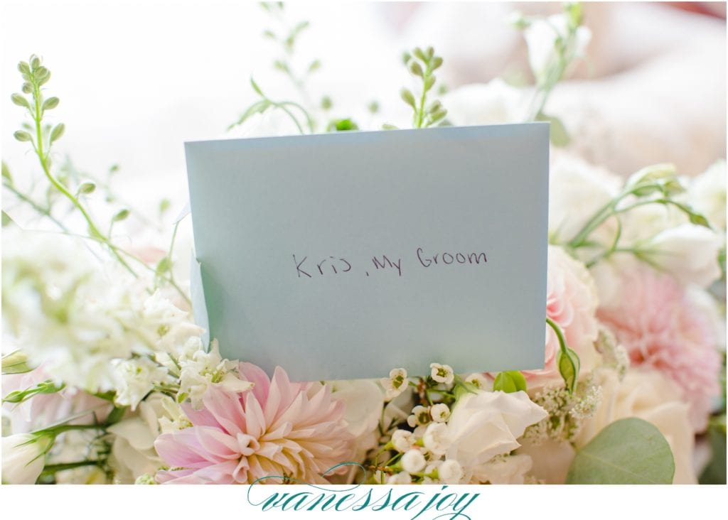 letter to the groom, bride and groom gifts
