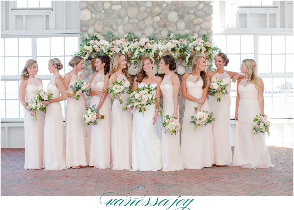 mallard island wedding, unique bridesmaids images