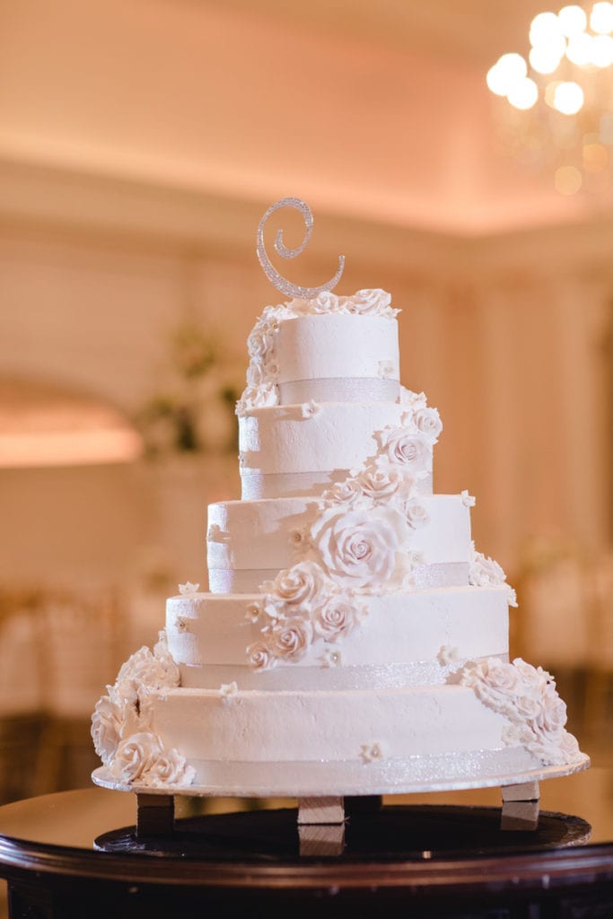 Park Chateau wedding cake, 5 tier wedding cake