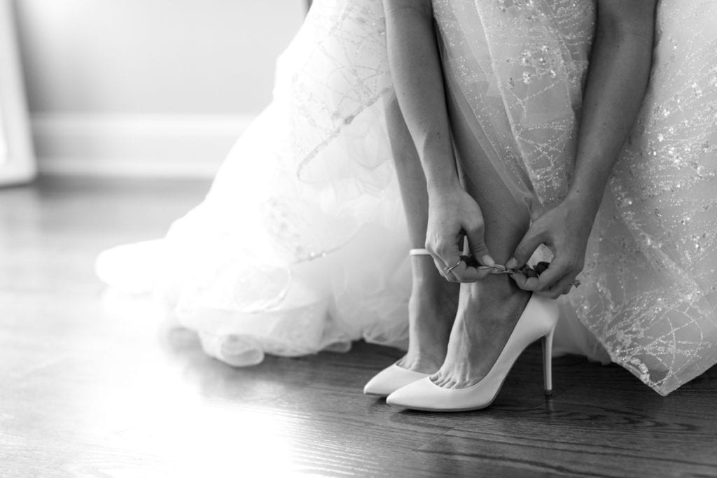 Jimmy Choo wedding shoes, Berta wedding dress