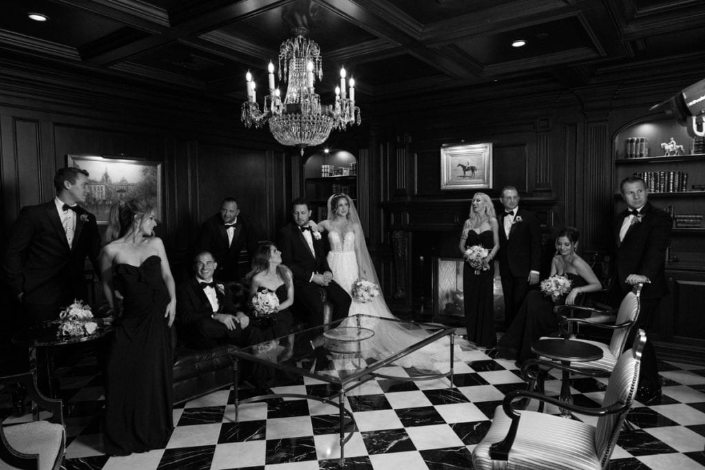 bridal party photography, Park Chateau Wedding