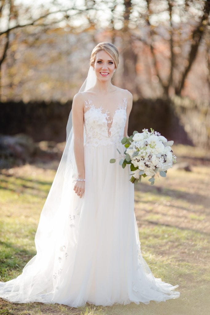 Liancarlo bride, mesh sweetheart wedding dress