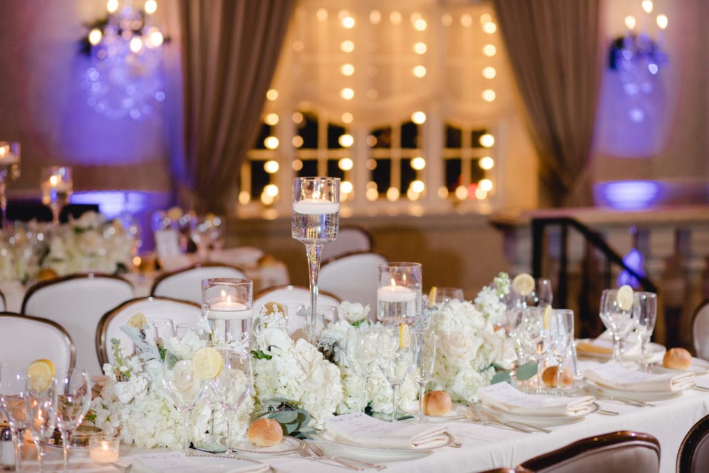 floating candles, wedding florals, wedding venue