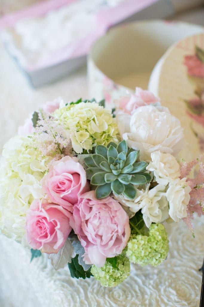 clarks florals, bridal shower flowers