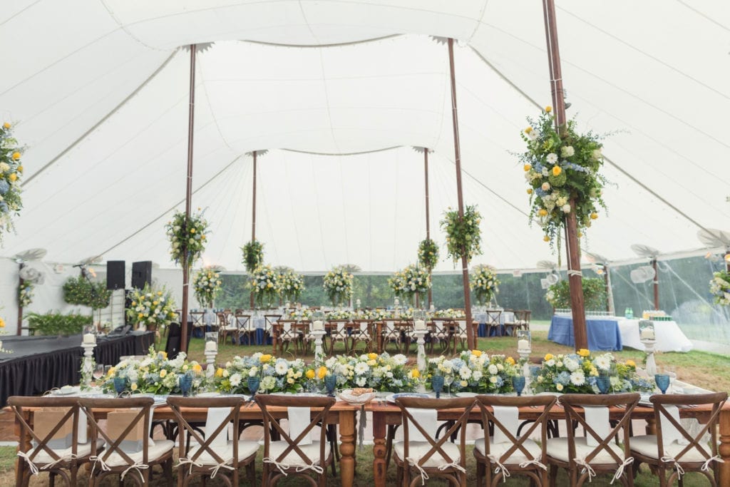 Inn at barley sheaf wedding, outdoor wedding, tented wedding reception