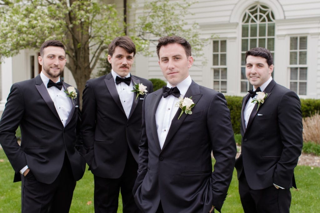 groom and groomsmen; wedding photography