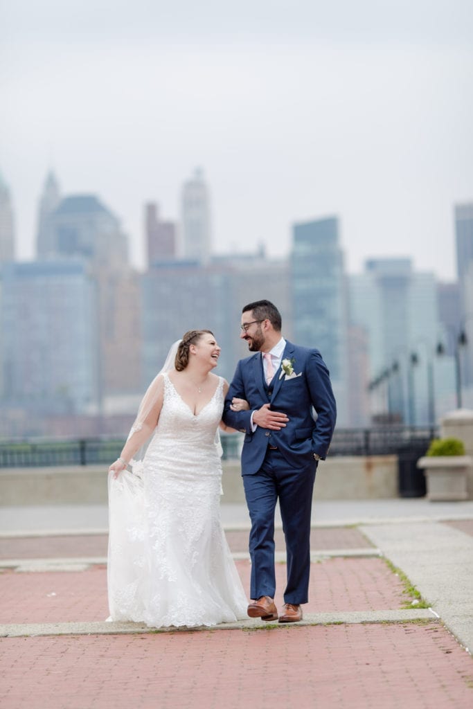 bride and groom, liberty state park wedding photos