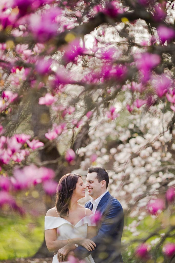 spring engagement photography 