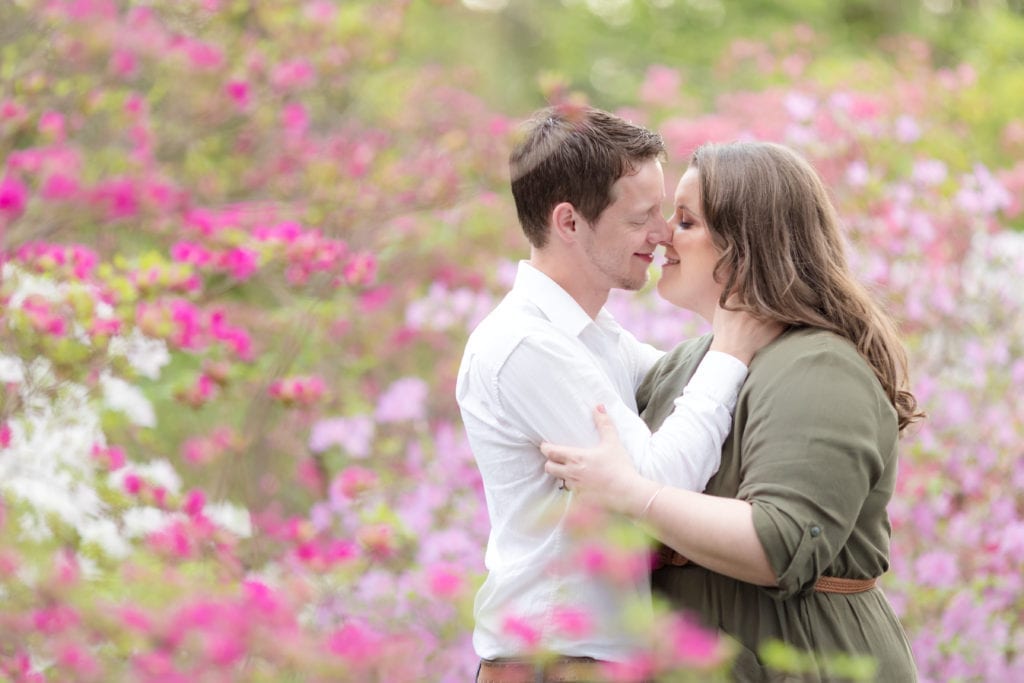 spring engagement photo spots in nj