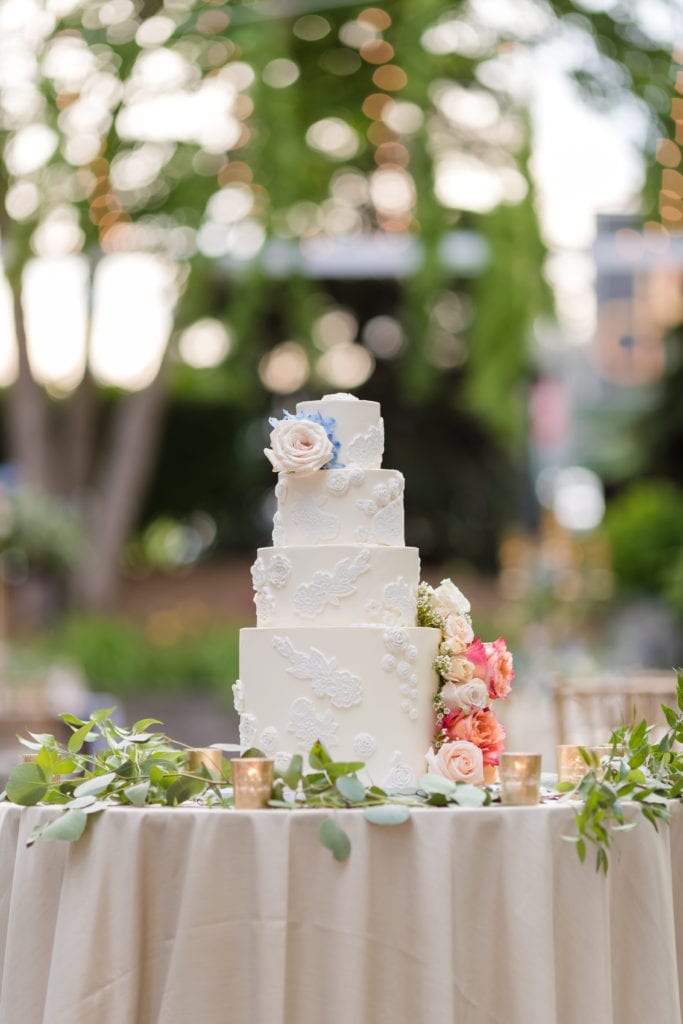4 tier wedding cake, Antoinette Boulangerie