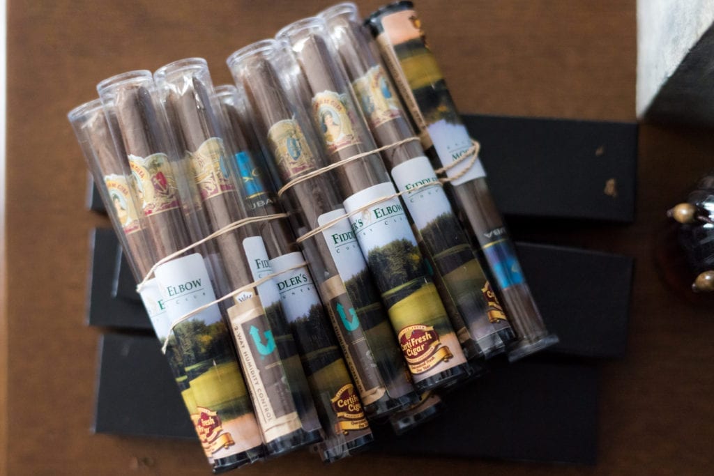 fiddlers elbow cigars for groom and groomsmen