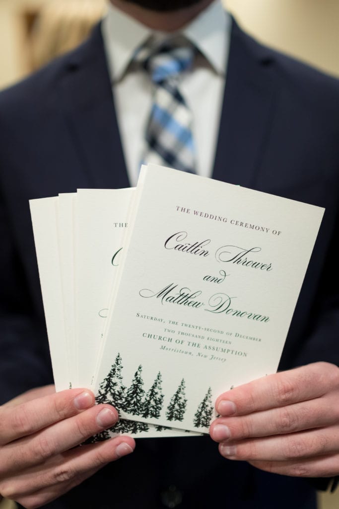 Hudson Paperie wedding program