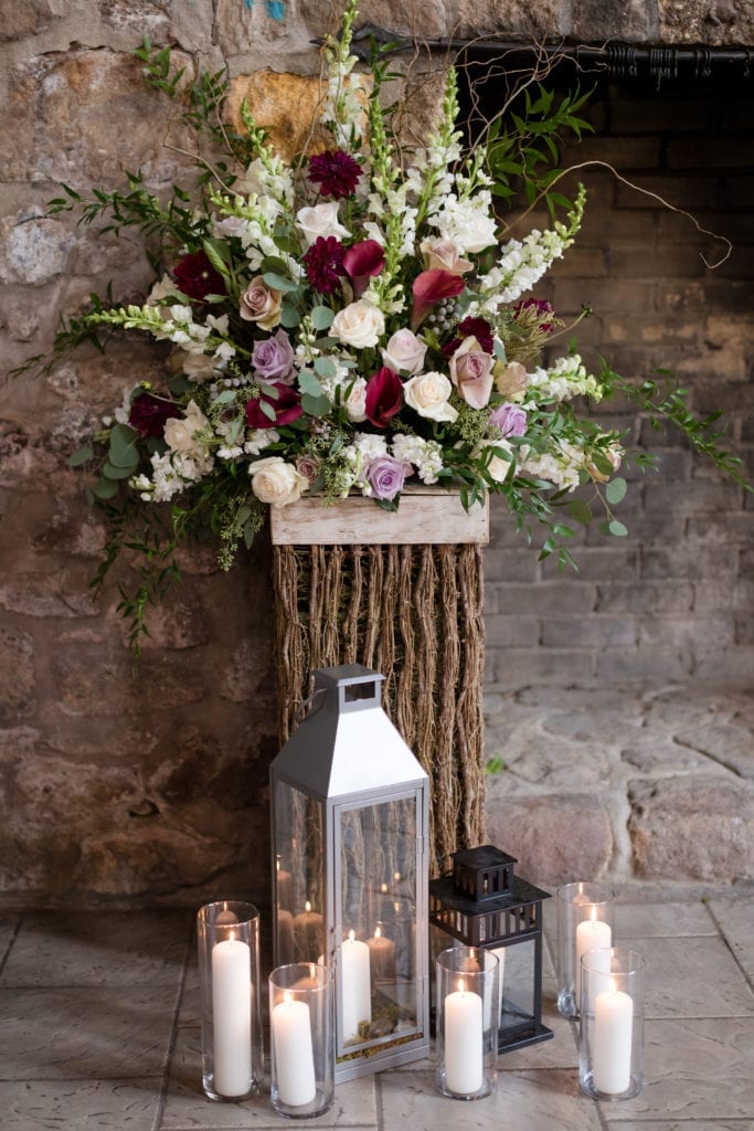 magnificent florals wedding arrangement