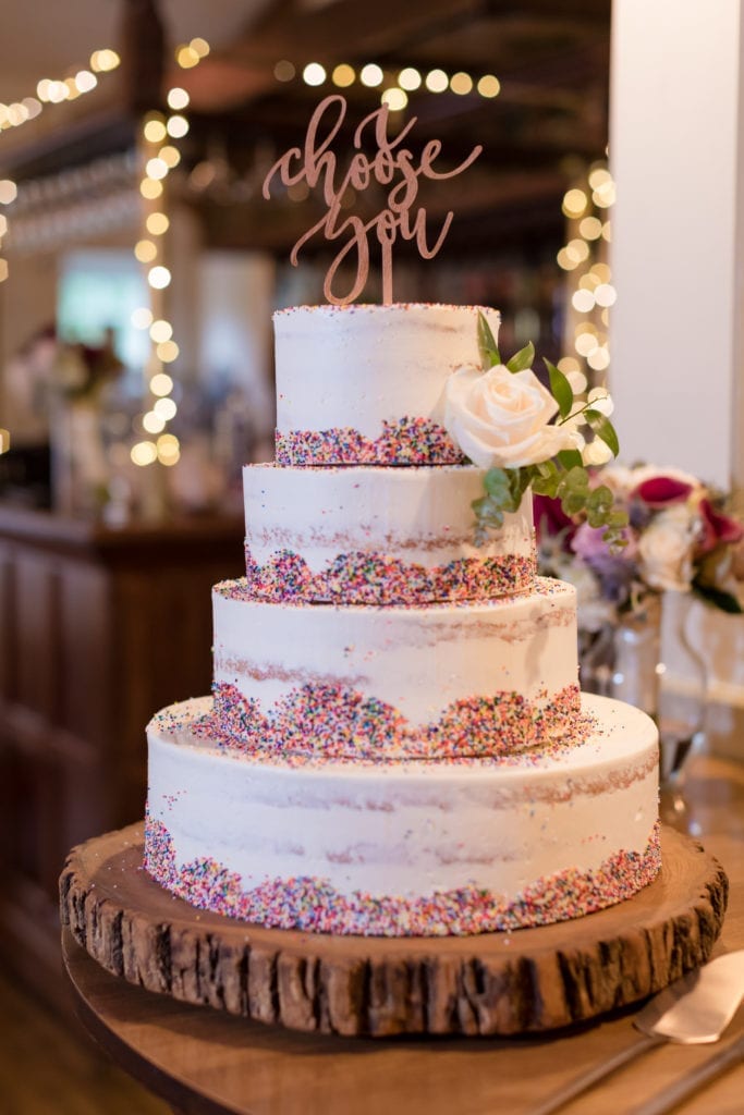 4 tiered wedding cake by holly hedge estate