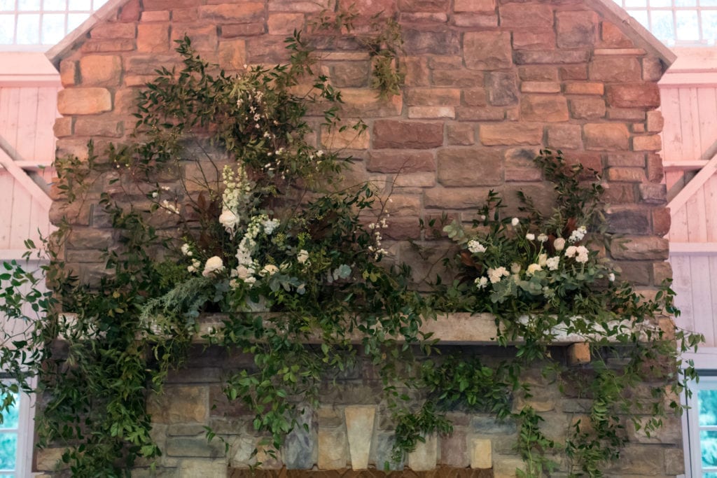 floral details at alter at ashford estate