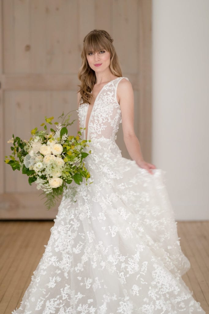 NYC bride, modern wedding dress ideas