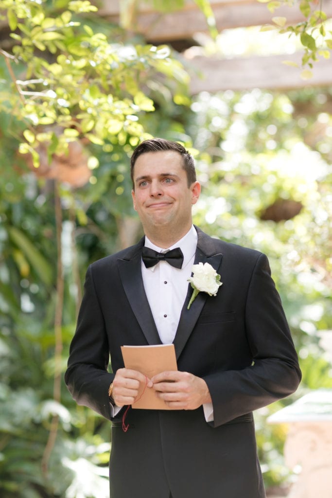 Hollywood bridal black tuxedo, groom on his wedding day