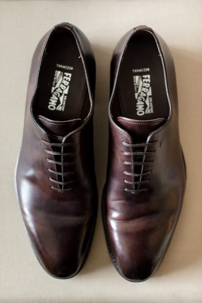 Salvatore Ferragamo wedding shoes for the groom