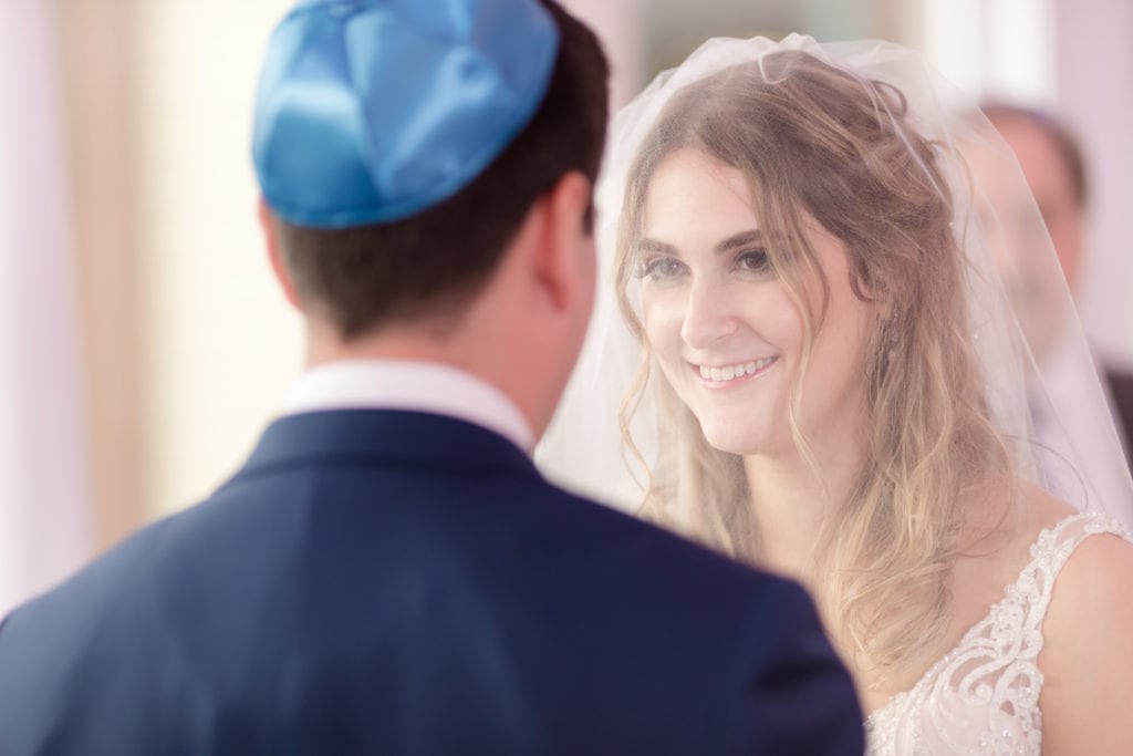 vows under the chuppah, Jewish wedding ceremony