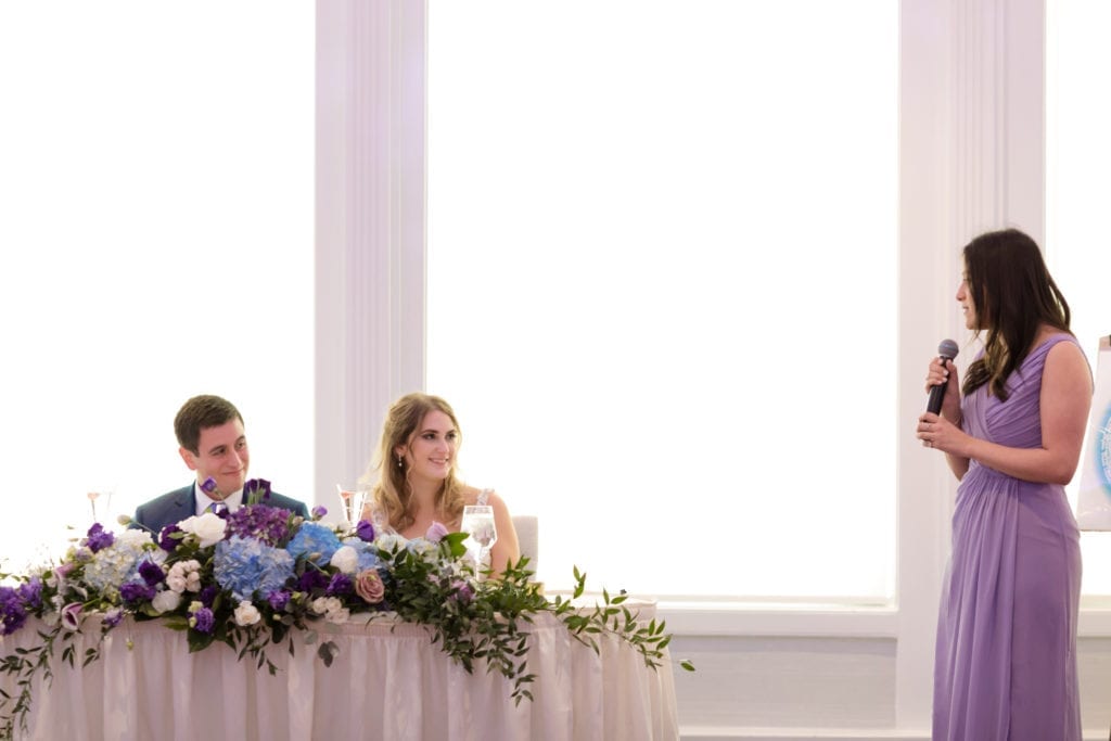 maid of honor speech, wedding reception photography
