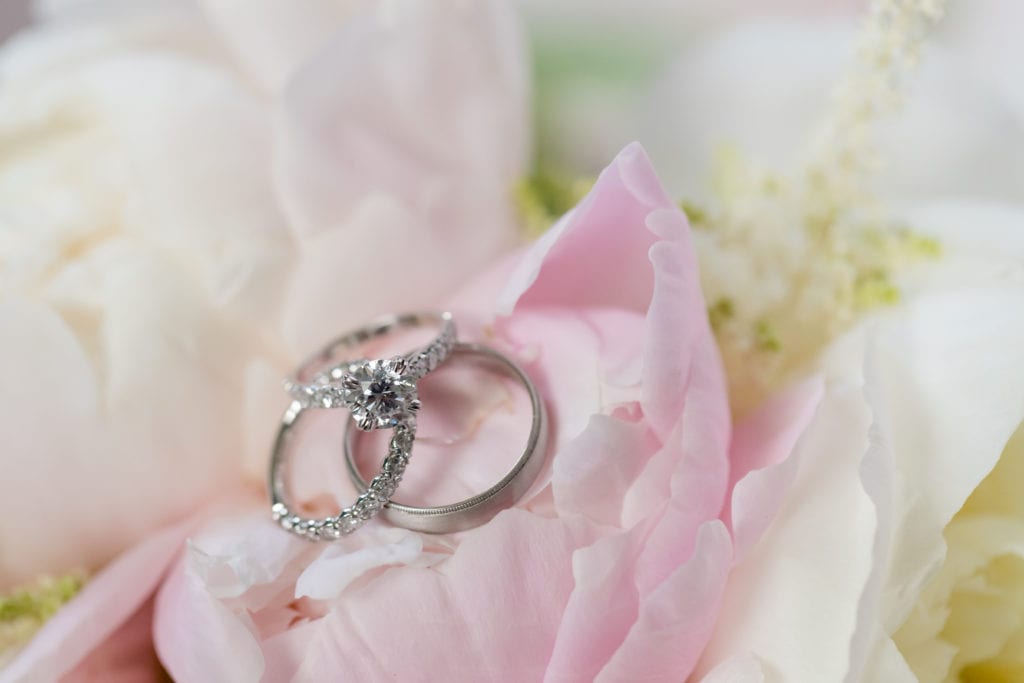 Adlers Jewelers wedding bands, round diamond engagement ring