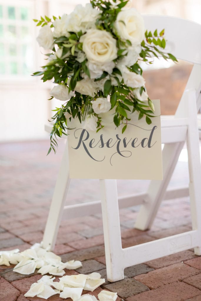 Wedding flower details, MDS Florals