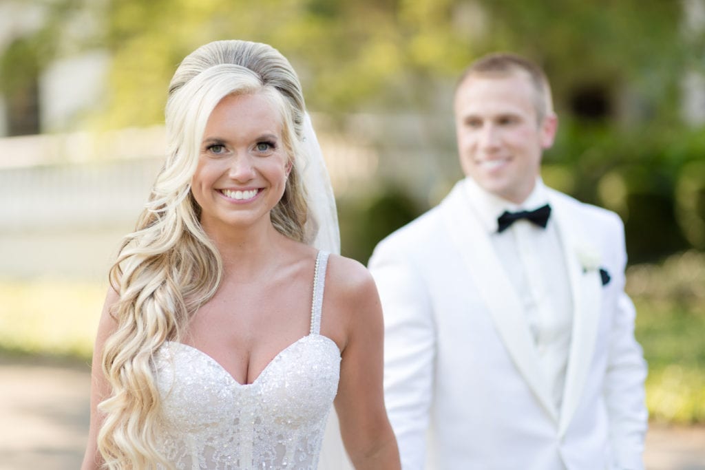 stunning bride with her groom, nj wedding photographer