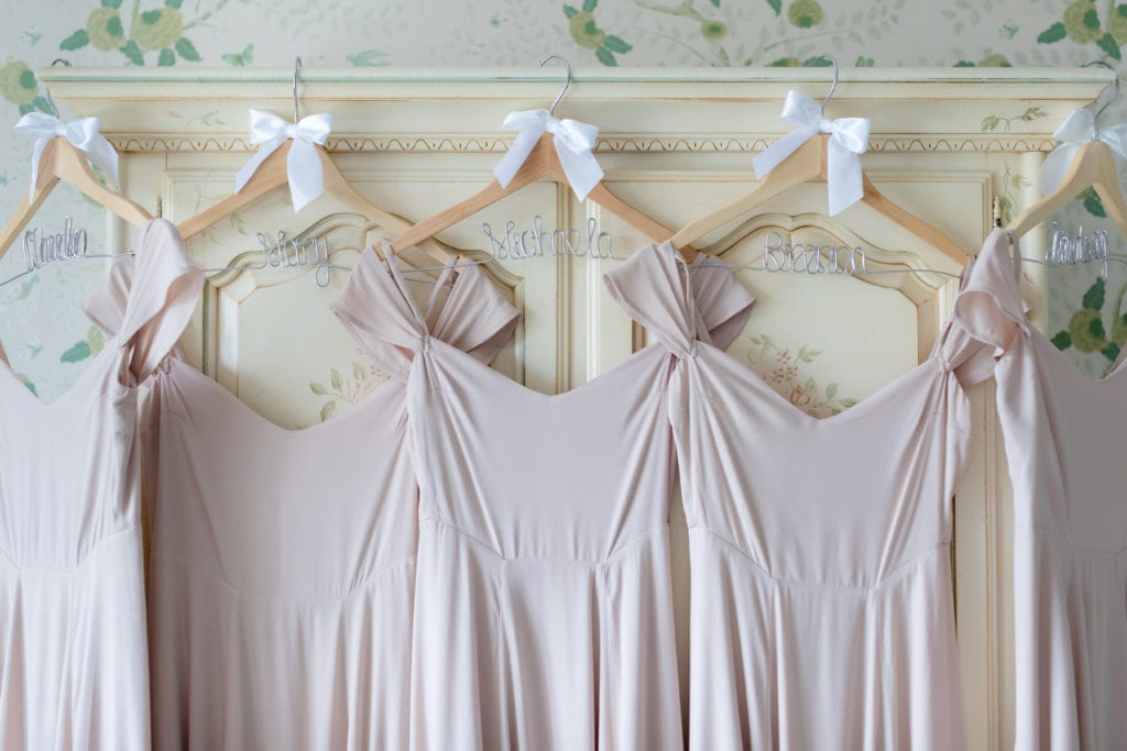 Reformation bridesmaids dresses, pale pink bridesmaids dresses