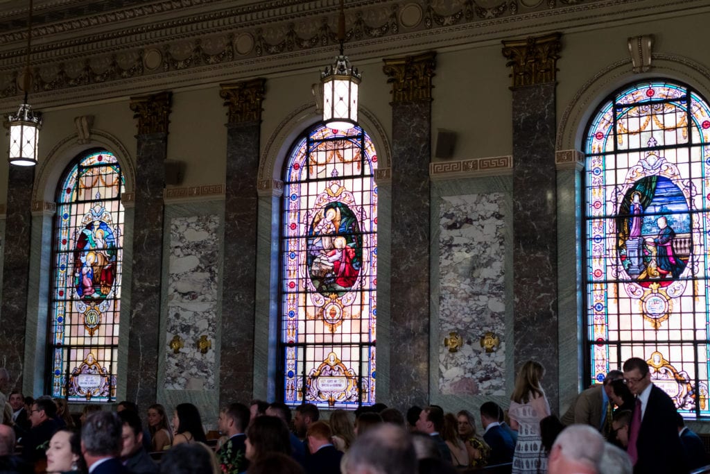 stained glass church art
