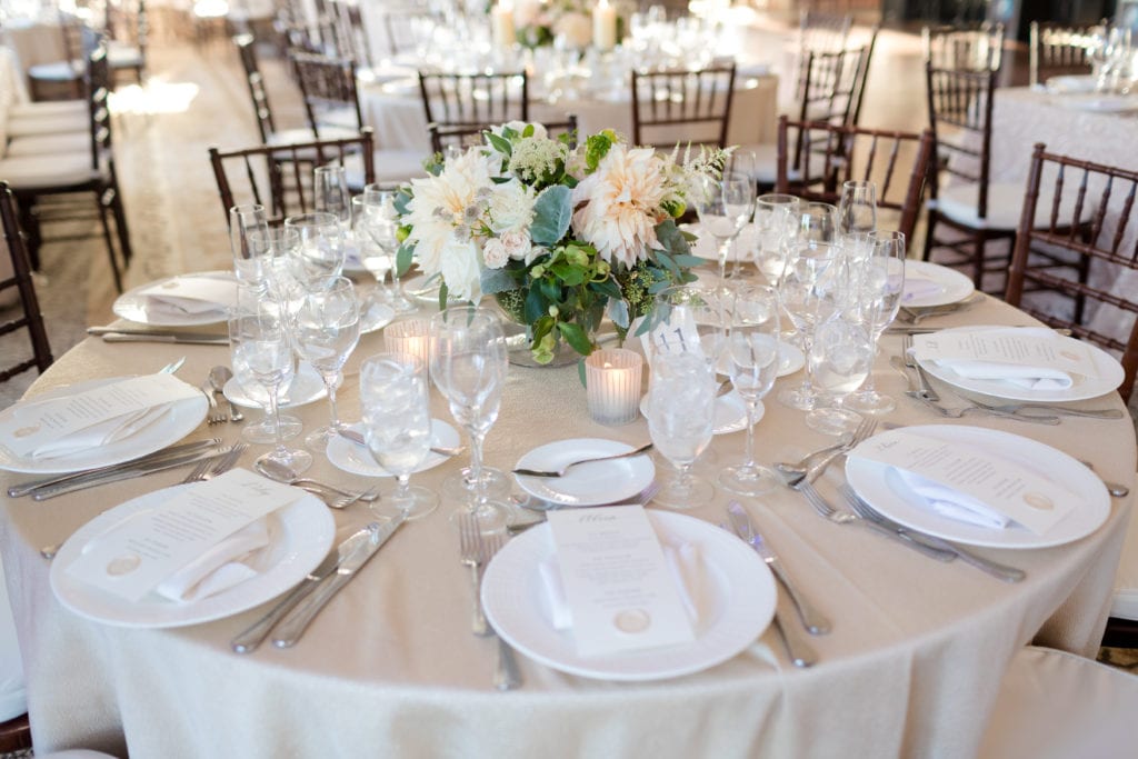 wedding decor, table setting details
