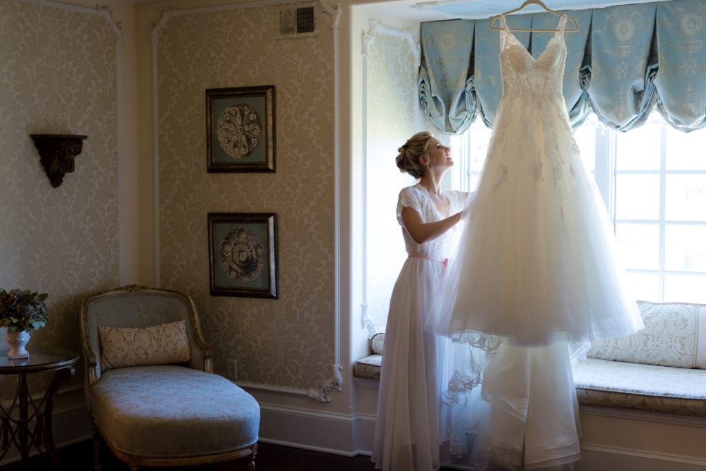 Martina Liana lace beaded wedding dress