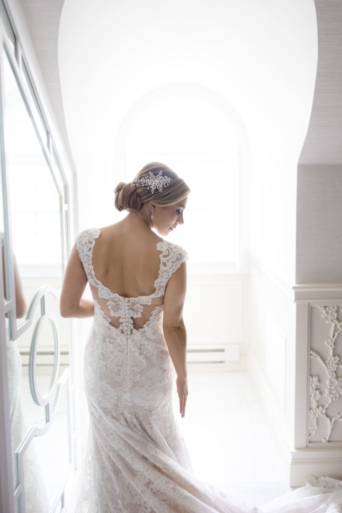 Maggie Sottero Designs wedding dress back detail