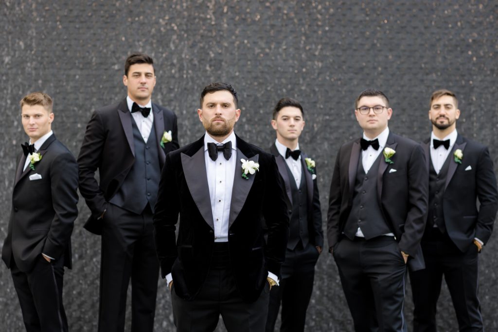 groom's men, classic tux